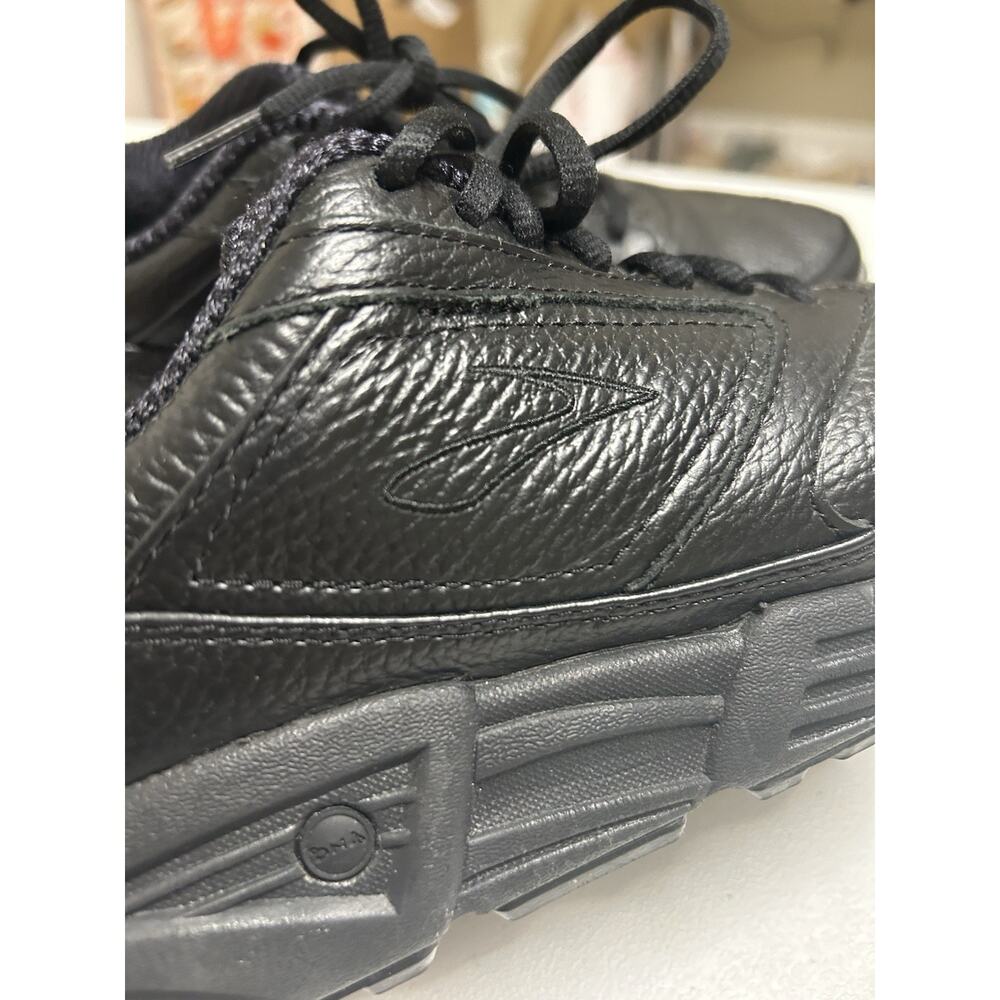 Brooks Women’s Addiction Walker 1200321B001 Black Leather Running Shoes Sz 8.5 B - Picture 6 of 12
